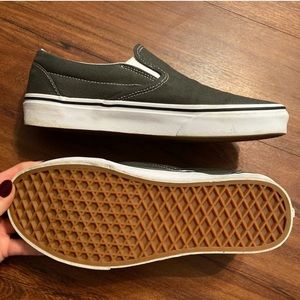 Vans slip on grey super comfortable. from vans official website